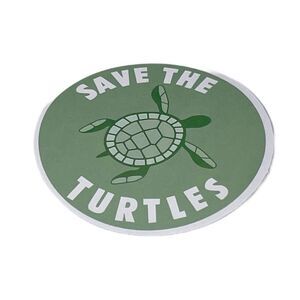 NWT Wool + Pepper Co. SAVE THE TURTLES Sticker